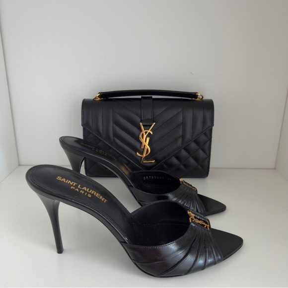 YSL Saint Laurent Black Heels - Picture 1 of 5
